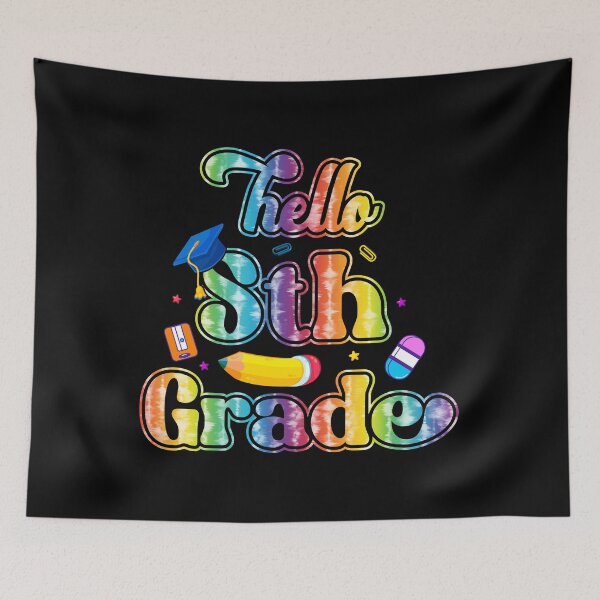 Item preview, Back To School Hello 5th Grade Teachers Students designed and sold by TrenddyArts.
