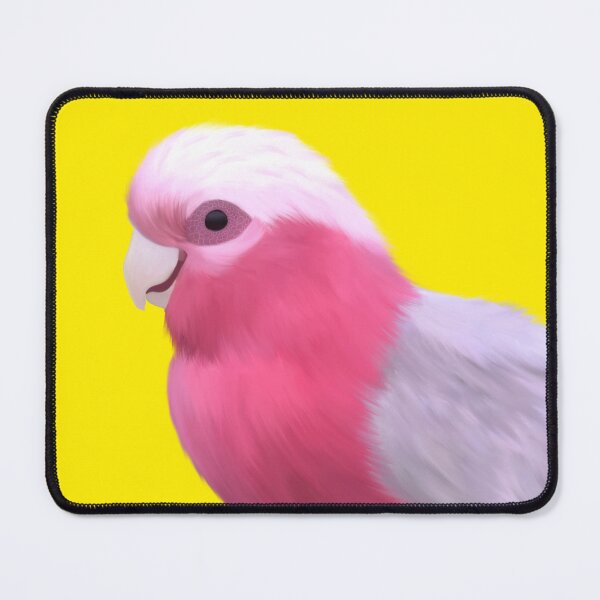 Item preview, Delightfully Pink Galah on Yellow designed and sold by Digitaldingo.