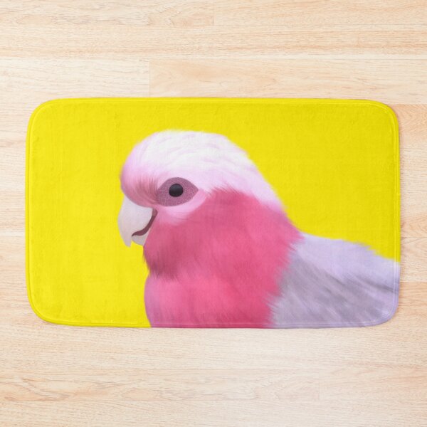 Item preview, Delightfully Pink Galah on Yellow designed and sold by Digitaldingo.