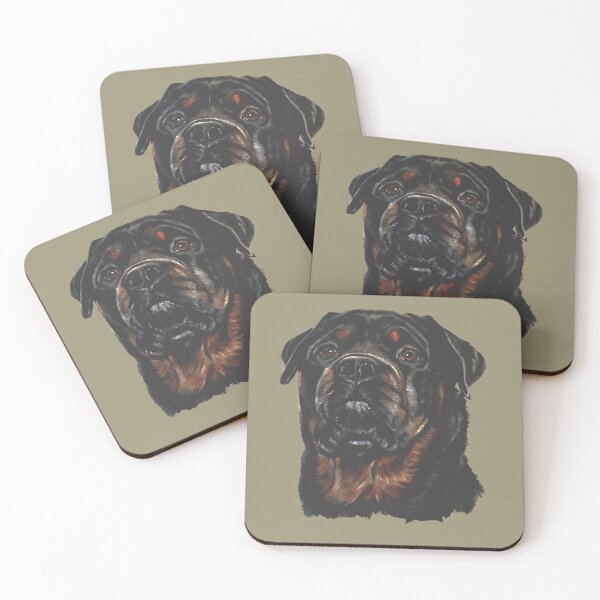 Item preview, Rottweiler Head Artistic Pet Portrait Cut Out designed and sold by taiche.