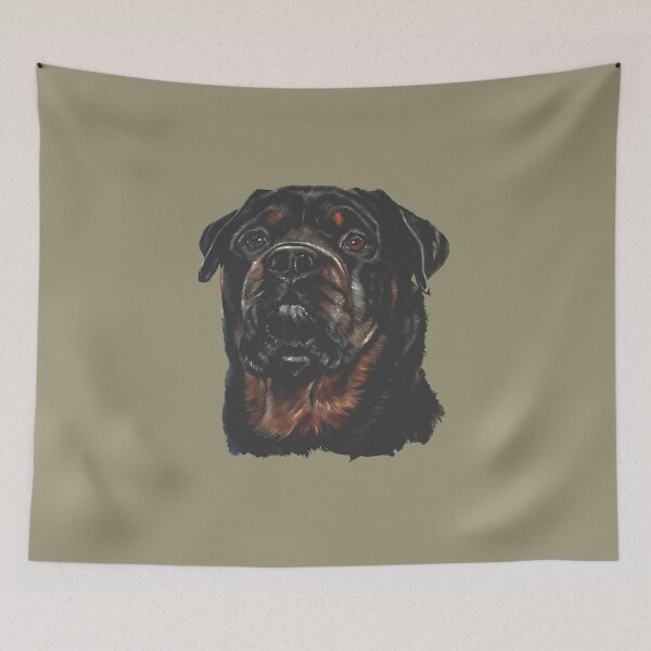 Item preview, Rottweiler Head Artistic Pet Portrait Cut Out designed and sold by taiche.