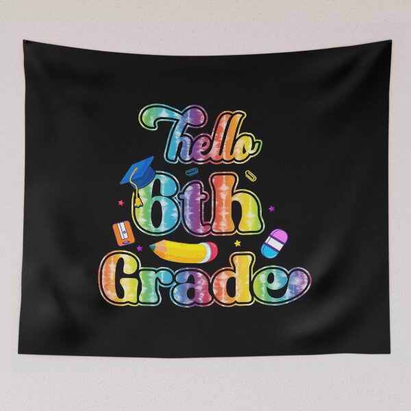Item preview, Back To School Hello 6th Grade Teachers Students designed and sold by TrenddyArts.