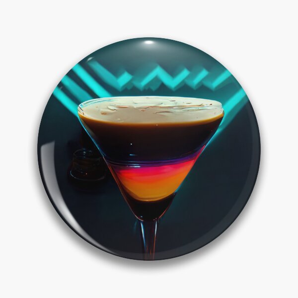 Item preview, Neon Aesthetic - Espresso Martini | Cocktail | Artwork | Illustration designed and sold by Designsssssssssssssssss.