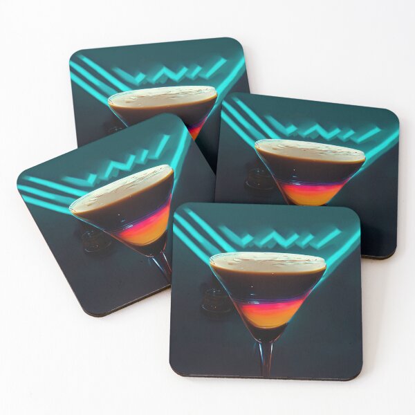 Item preview, Neon Aesthetic - Espresso Martini | Cocktail | Artwork | Illustration designed and sold by Designsssssssssssssssss.