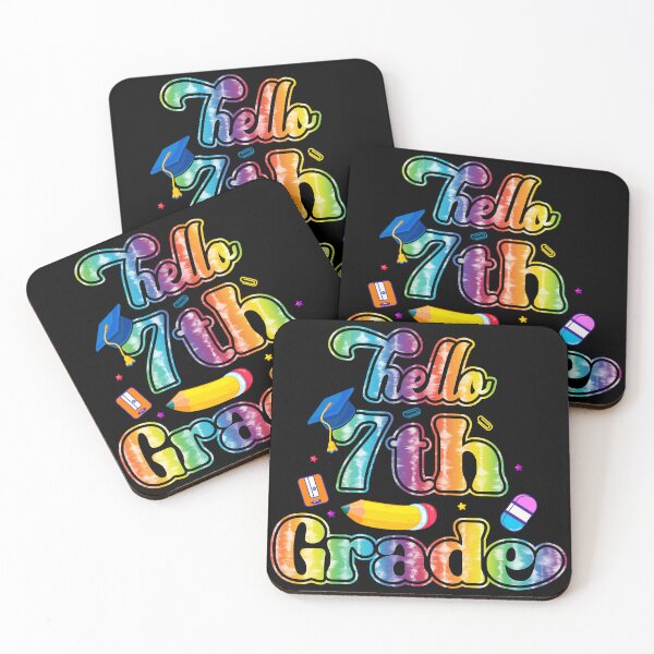 Item preview, Back To School Hello 7th Grade Teachers Students designed and sold by TrenddyArts.