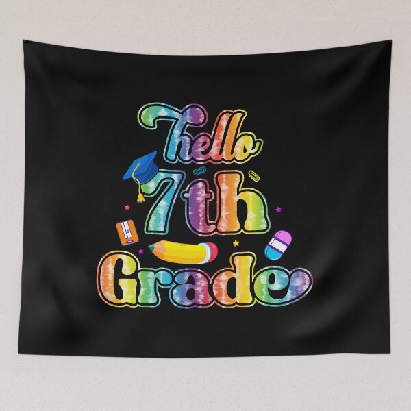 Item preview, Back To School Hello 7th Grade Teachers Students designed and sold by TrenddyArts.