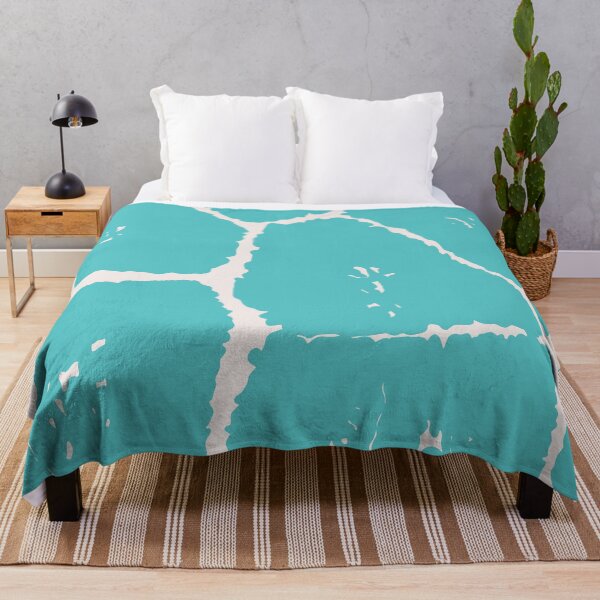 Item preview, Giraffe Print (aqua blue) designed and sold by DreamFruit11.