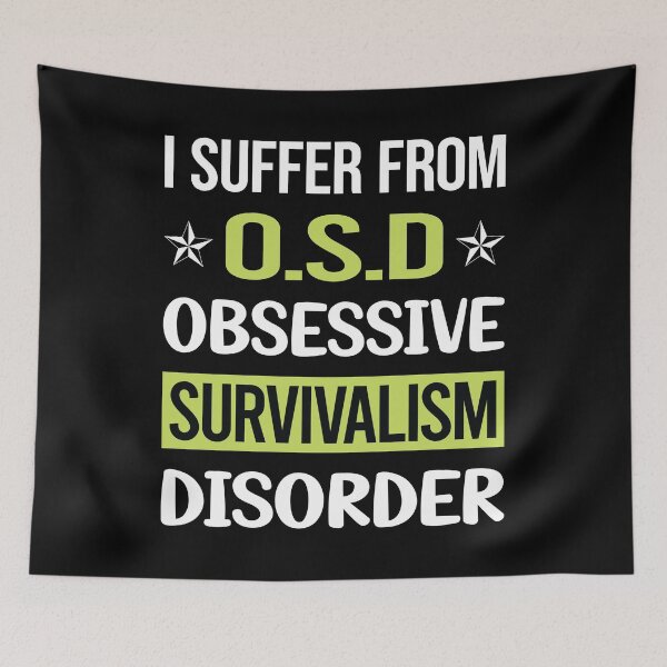 Item preview, Obsessive Love Survivalism Prepper Preppers Survival designed and sold by GobblesBeverley.