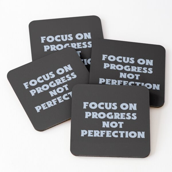 Item preview, Focus On Progress Not Perfection designed and sold by Salimah Haji.
