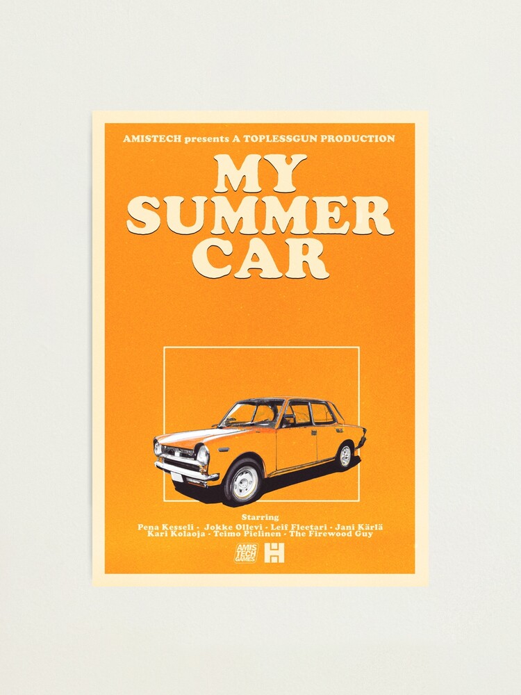 My Summer Car Satsuma Poster