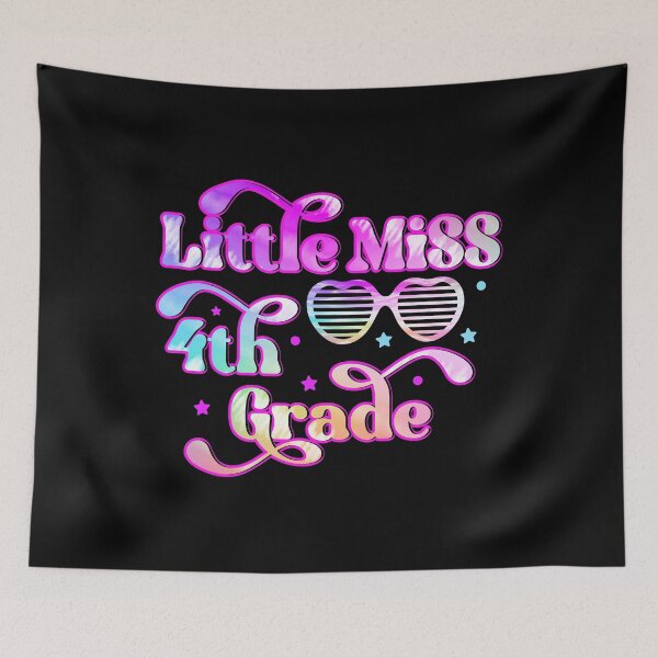 Item preview, Hello 4th Grade Little Miss Fourth Grade Back To School 4th Grade Girl designed and sold by TrenddyArts.