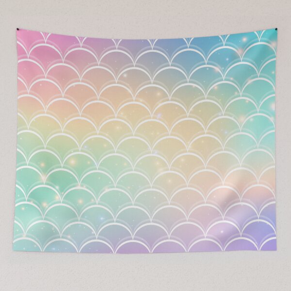 Item preview, Rainbow Mermaid Scales designed and sold by PotluckPrints.