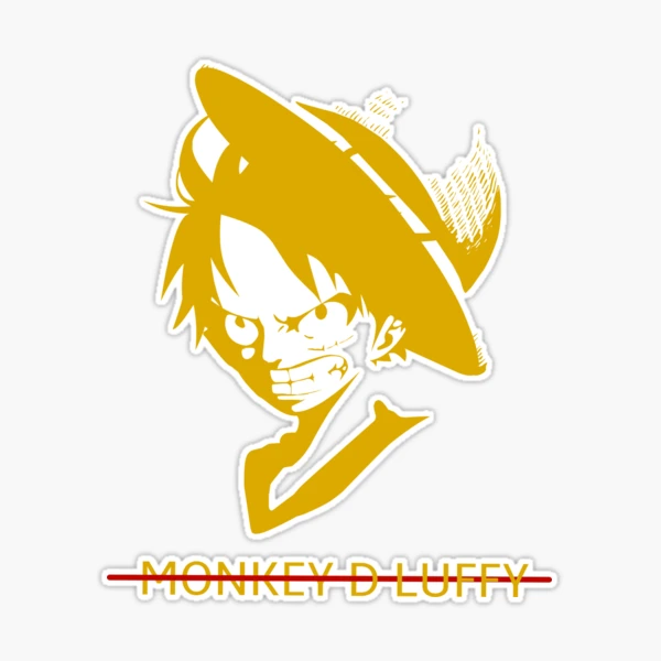 Monkey D. Luffy Sticker by DesignLO2