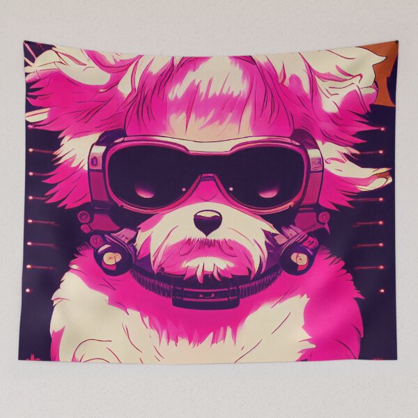 Item preview, Shi Tzu as a 80's anime designed and sold by Studiowatermars.