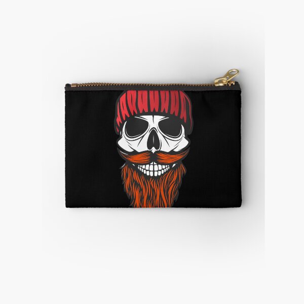 Item preview, Nice Skull With Red Beard & Red Winter Hat Stickers & T shirts designed and sold by Yassin KM.