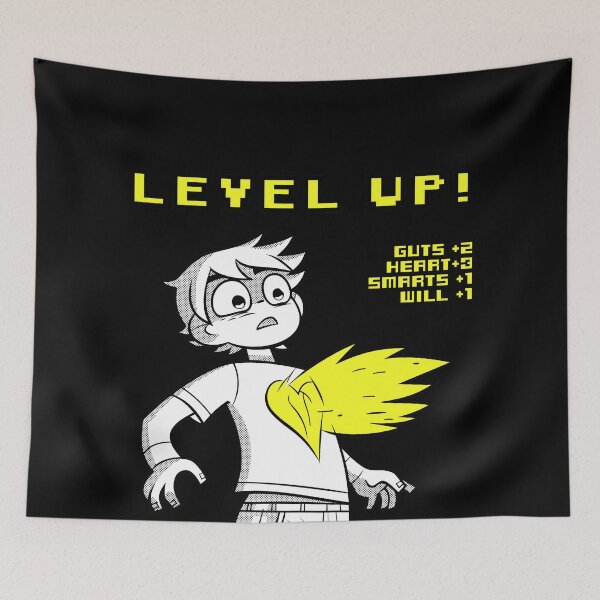 Item preview, Scott Pilgrim level up designed and sold by Anna Reutova.
