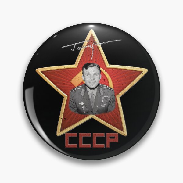Item preview, Yuri Gagarin, the first man in space with an autograph and a hammer and sickle designed and sold by Dirk4171.