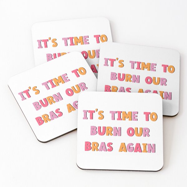 Item preview, It's Time to Burn Our Bras Again (Female Symbol on Letters) designed and sold by wonderweird.