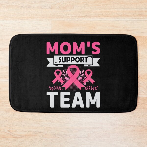 Item preview, Moms Support Team Survivor breast cancer fighting designed and sold by BELASKRI STORE.