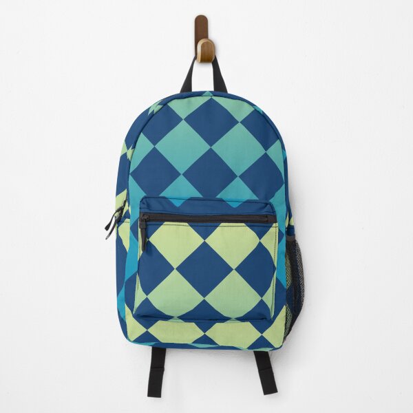 Item preview, Check pattern green blue designed and sold by MadandMean.