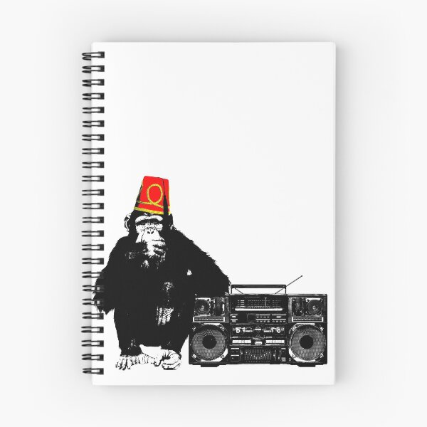 Item preview, Monkey with Fez and Boombox designed and sold by monsterplanet.