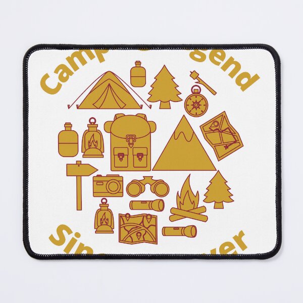 Item preview, Camping Legend Since Forever designed and sold by Babytopia.