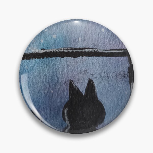 Item preview, Cat watching night sky designed and sold by Infinitysplash.