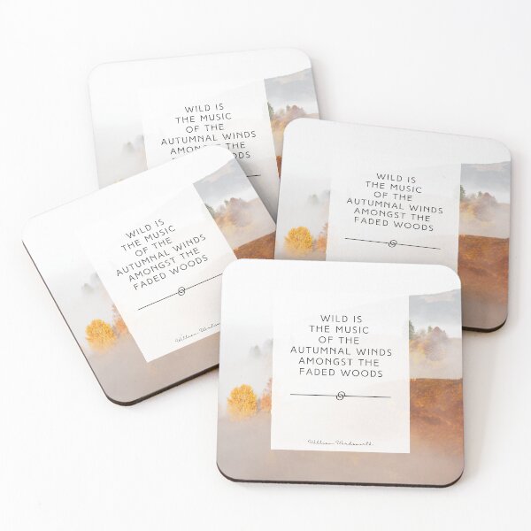 Item preview, William Wordsworth Autumn Quote Fall Print designed and sold by taleofdeuces.