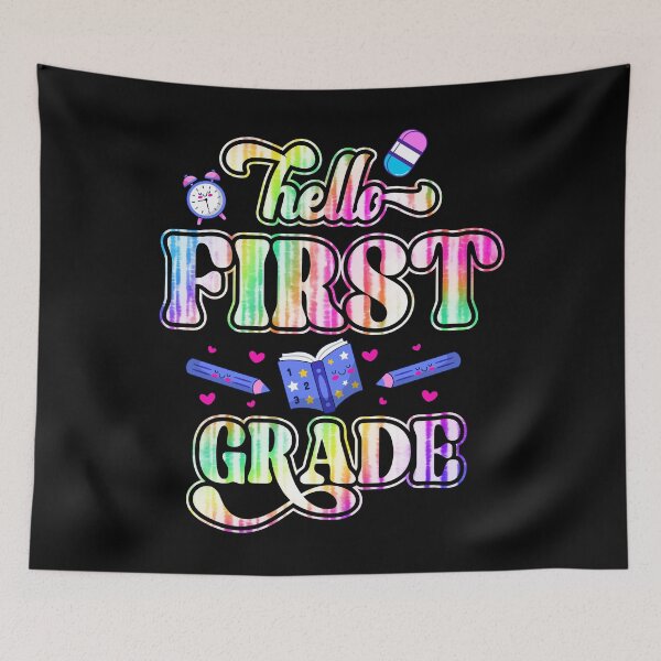 Item preview, Hello First Grade Team 1st Grade Back To School Teacher Student designed and sold by TrenddyArts.