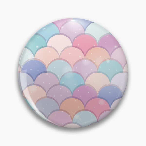 Item preview, Multicolor Mermaid Scales designed and sold by PotluckPrints.