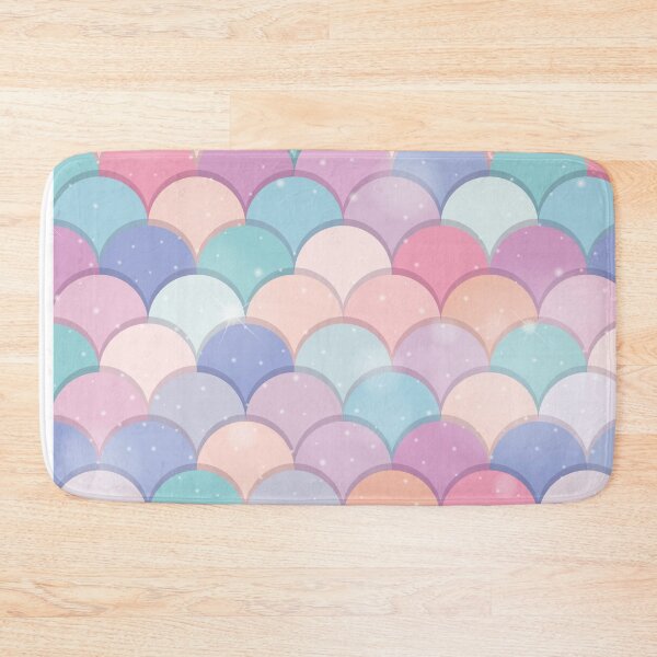Item preview, Multicolor Mermaid Scales designed and sold by PotluckPrints.