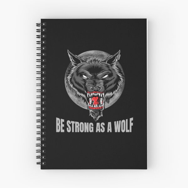 Item preview, Be strong as as a wolf, Powerful, wolf lover, wolves designed and sold by Lekrock.