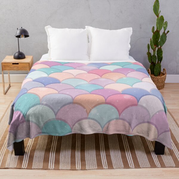 Item preview, Multicolor Mermaid Scales designed and sold by PotluckPrints.