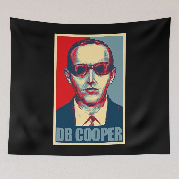 Item preview, Funny D.B. Cooper - DB Cooper Hope Poster designed and sold by emotionaldegrad.