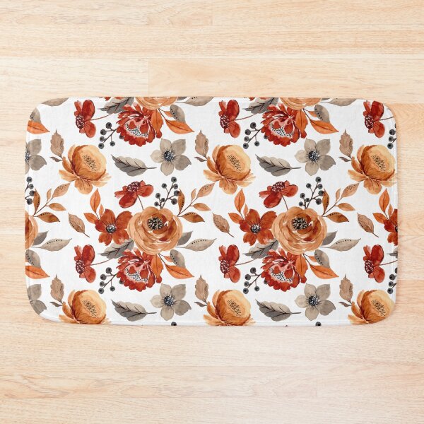 Item preview,  Fall Flowers Watercolor Pattern  designed and sold by JMWCD.