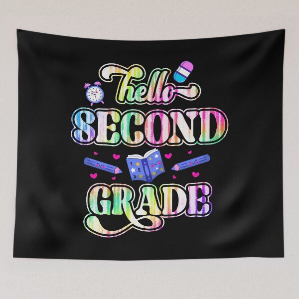 Item preview, Hello Second Grade Team 2nd Grade Back To School Teacher Student designed and sold by TrenddyArts.