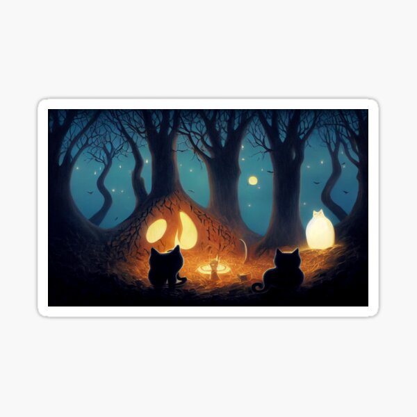 cat-out-at-night-sticker-for-sale-by-rileykyler-redbubble