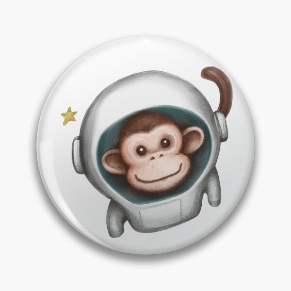 Artikelvorschau, Ein Affen-Astronaut im Raumanzug entworfen und verkauft von sabamerch.