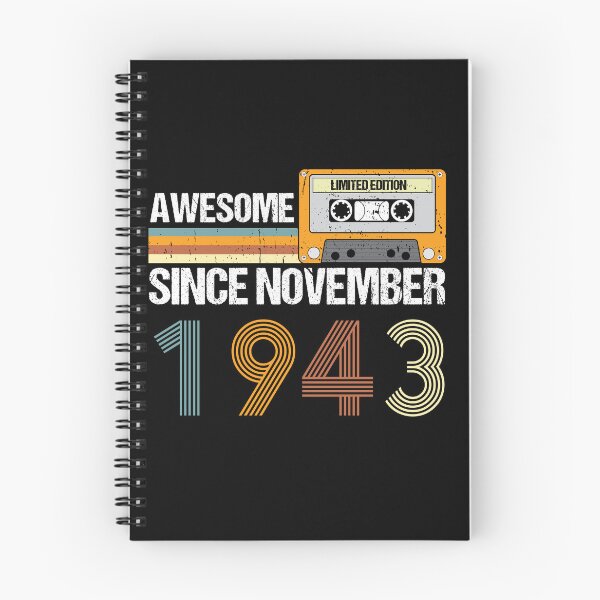 Item preview, Awesome Since November 1943 | 79th Birthday Gifts | 79 Years Old Gifts designed and sold by AMINE  ★★★★★.