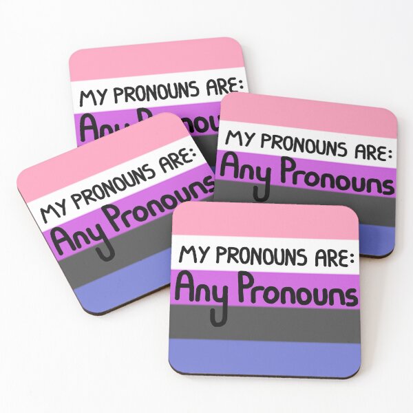 Item preview, Genderfluid any pronouns designed and sold by AmIAnAngelYet.