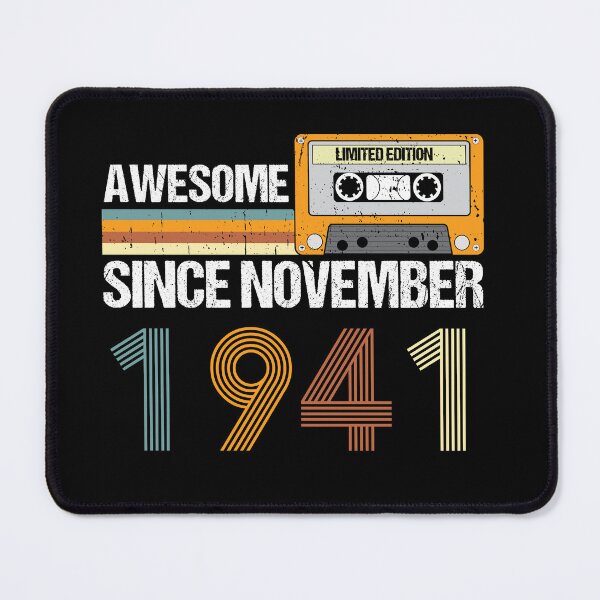 Item preview, Awesome Since November 1941 | 81th Birthday Gifts | 81 Years Old Gifts designed and sold by AMINE  ★★★★★.