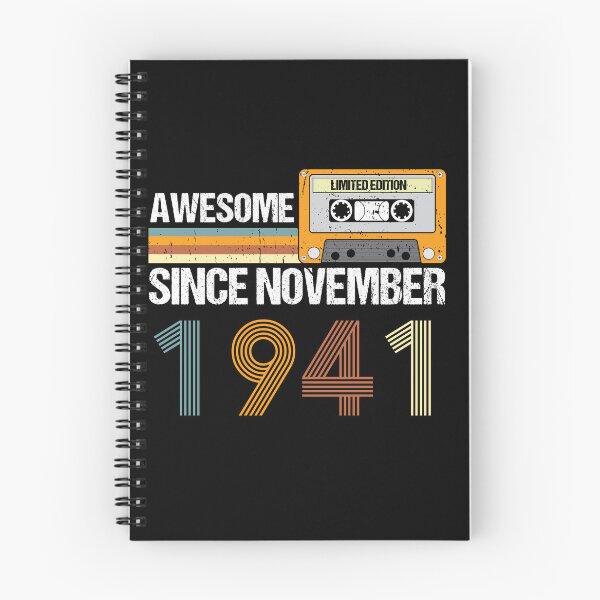Item preview, Awesome Since November 1941 | 81th Birthday Gifts | 81 Years Old Gifts designed and sold by AMINE  ★★★★★.