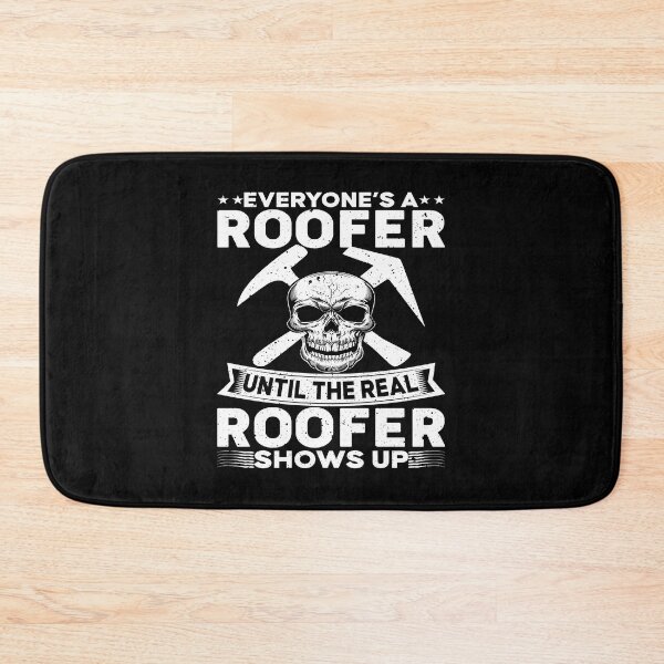 Item preview, The Real Roofer Shows Up Funny Roofing Job Man Woman designed and sold by rifatart.