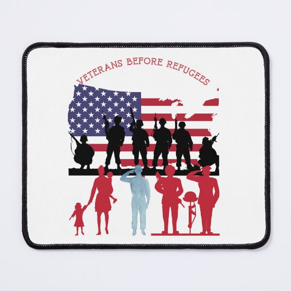 Item preview, veterans before refugees designed and sold by ProjectOfColor.