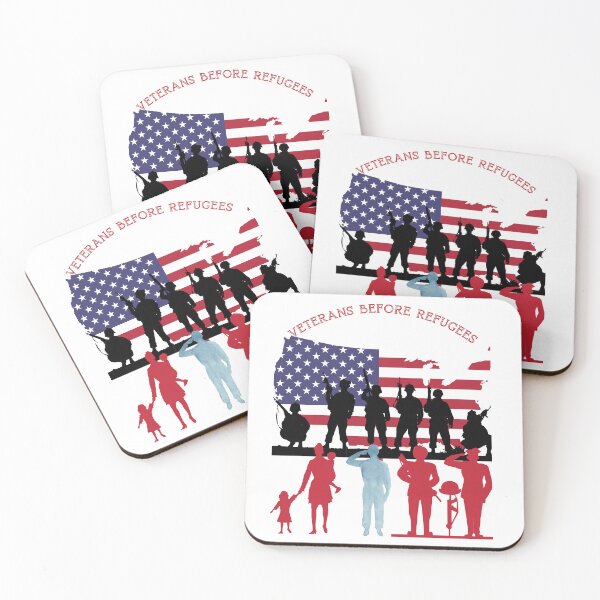 Item preview, veterans before refugees designed and sold by ProjectOfColor.