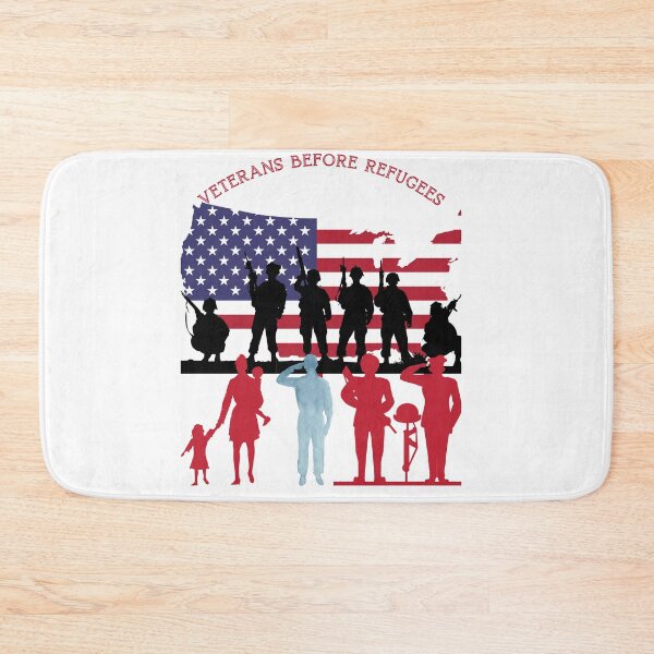 Item preview, veterans before refugees designed and sold by ProjectOfColor.