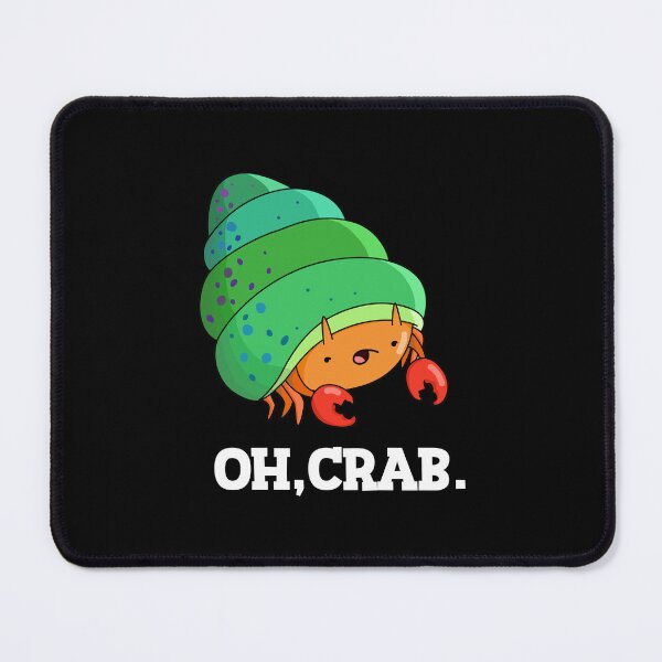 Item preview, Oh Crab Funny Crab Puns (Dark BG) designed and sold by punnybone.