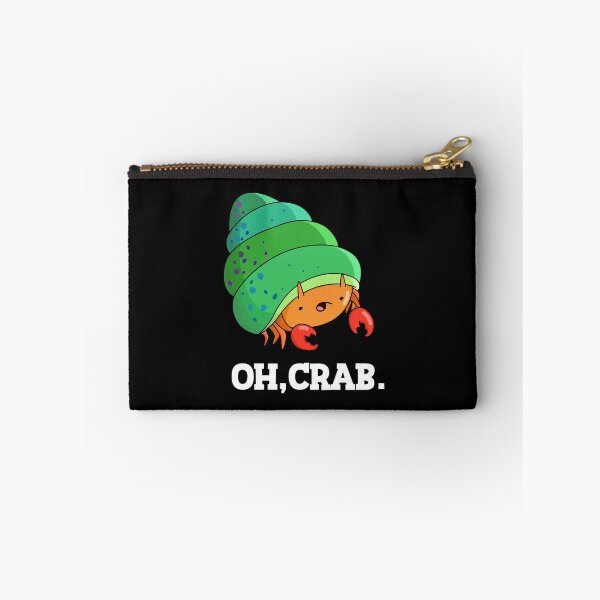 Item preview, Oh Crab Funny Crab Puns (Dark BG) designed and sold by punnybone.