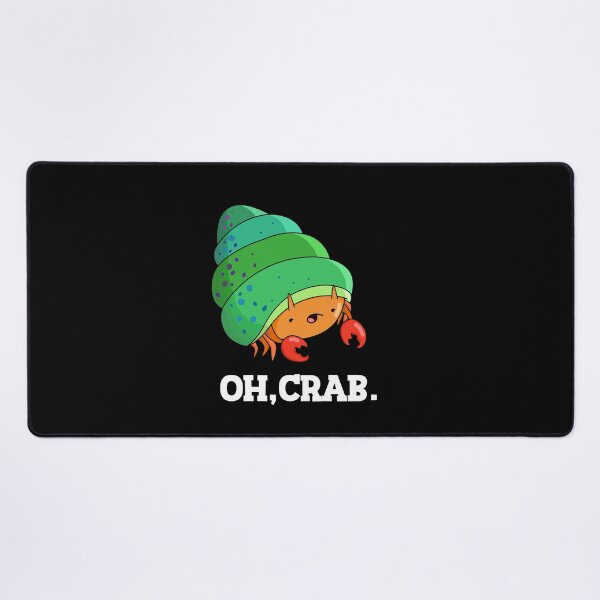 Item preview, Oh Crab Funny Crab Puns (Dark BG) designed and sold by punnybone.