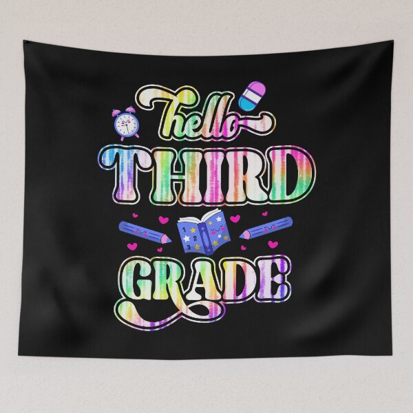 Item preview, Hello Third Grade Team 3rd Grade Back To School Teacher Student designed and sold by TrenddyArts.
